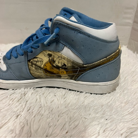 Air jordan 1 mid alpha white university blue sz 9 - Picture 12 of 16